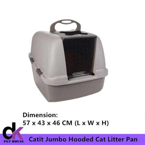 Catit Jumbo Hooded Cat Litter Pan Litter Box Shopee Malaysia