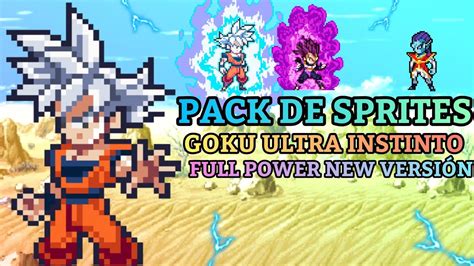 Pack De Sprites De Goku Ultra Instinto 100 Full Power Manga