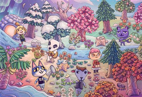 A Commission From A Lovely Animal Crossing Fan Created With Digital