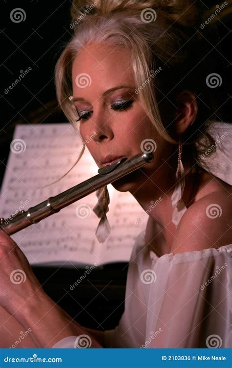 The Flutist Stock Photo Image Of Music Beautiful Sheer 2103836