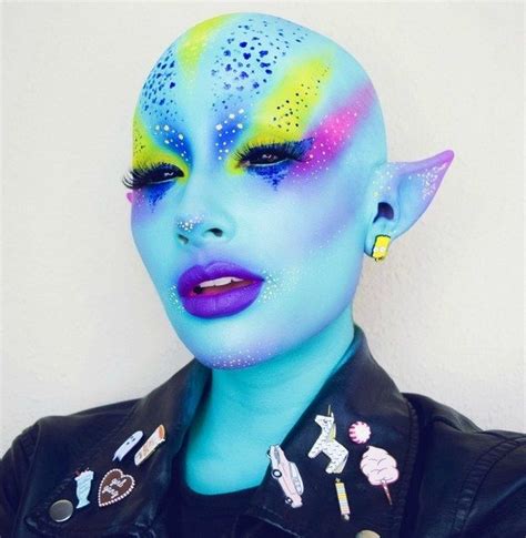75 Brilliant Halloween Makeup Ideas To Try This Year Alien Makeup