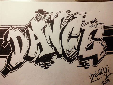dance graffiti art #art #dance #graffiti | Graffiti art letters, Graffiti lettering, Graffiti words