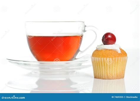 Still Life With Cup Of Tea And Muffin Stock Image Image Of Nutrition