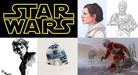 Los Mejores Dibujos E Ilustraciones De Los Personajes De Star Wars