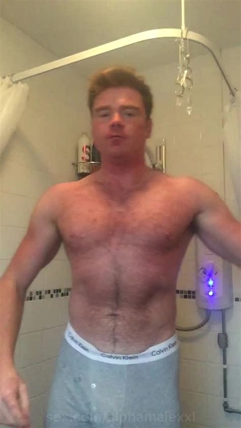 alphamalexxl you wanna get fucked by an alpha male shower bulge big cock hung muscles