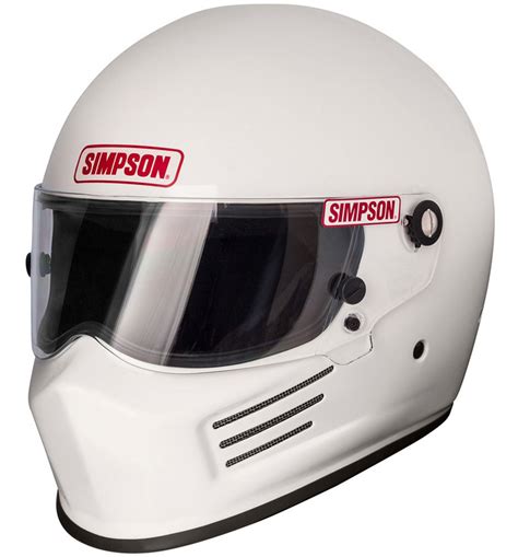 Simpson Bandit Helmet Sa2015 White Xs Sim4200011 F