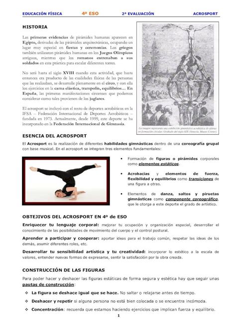 PDF EDUCACIÓN FÍSICA 4º ESO 2ª EVALUACIÓN ACROSPORT PDF