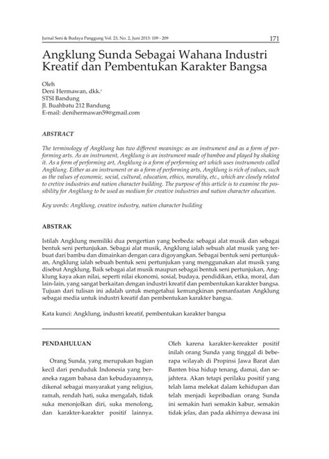 Detail Contoh Artikel Bahasa Sunda Tentang Kesenian Koleksi Nomer