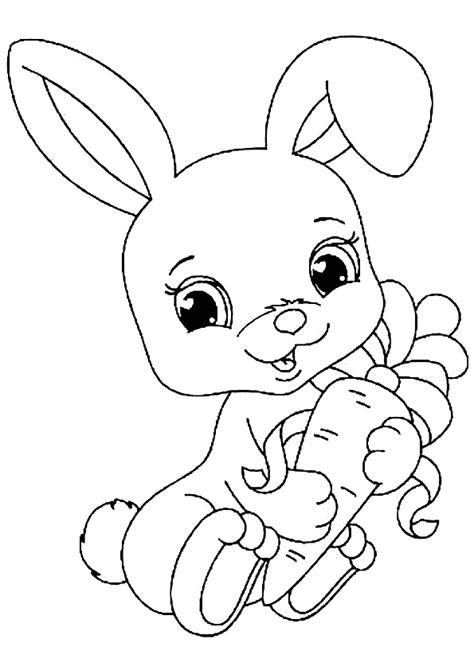 11 Rabbit Coloring Pages Printable Pdf Print Color Craft