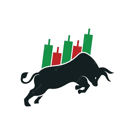 Premium Vector Bullish Trader Logo Forex Bull Logo Design Template