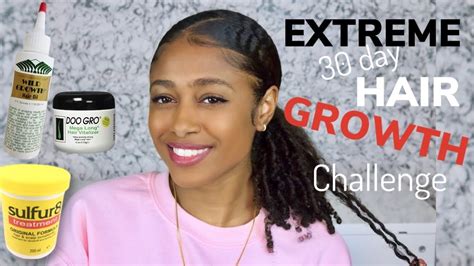 Extreme Hair Growth Challenge Sulfur 8 And Doo Gro Mixture Youtube