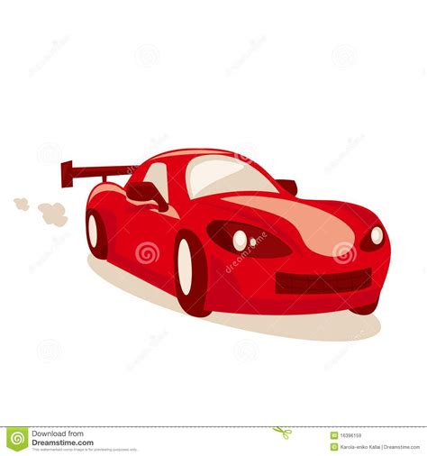 Cartoon Race Car Stock Vector Illustration Of Auto