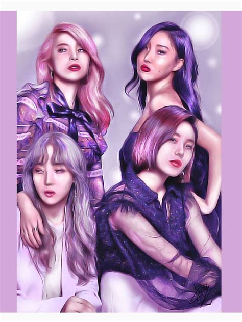 Mamamoo Poster T Shirt For Sale By Fusudrama Redbubble Fan Art T