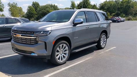 2021 Chevrolet Tahoe Premier Satin Steel Metallic Youtube