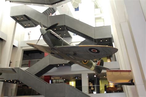 British World War Two Spitfire On Display At The Imperial War Museum
