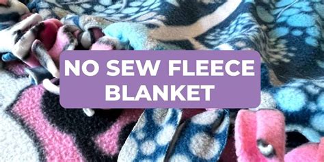 Diy No Sew Fleece Blanket Directions For Kids