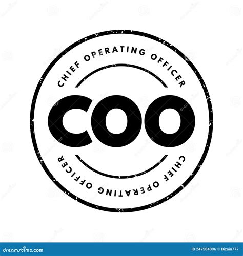 COO Chief Operating Officer - One Of The Highest-ranking Executive