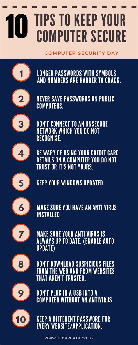 10 Tips To Keep Your Computer Secure