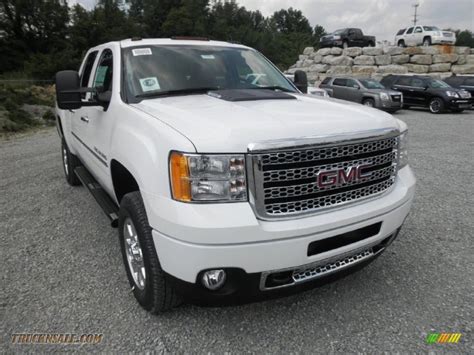 2012 Gmc Sierra 2500hd Denali Crew Cab 4x4 In Summit White Photo 2