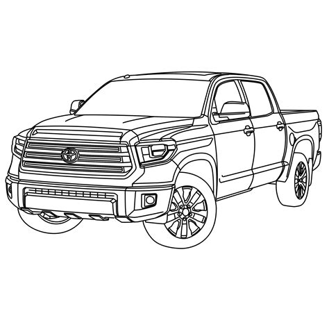Toyota Tundra Pages Coloring Pages