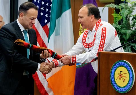 Irish Prime Minister Thanks Choctaw Nation In Oklahoma