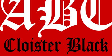 More images for blackletter font generator » Cloister Black CT Font | Fontspring