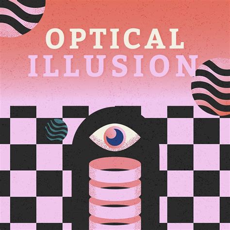 Optical Illusion Instagram Post Template Premium Psd Template Rawpixel