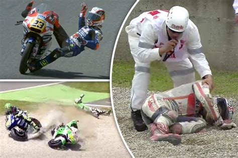 Crash Moto Grand Prix Accident Grand Prix Moto Brilnt