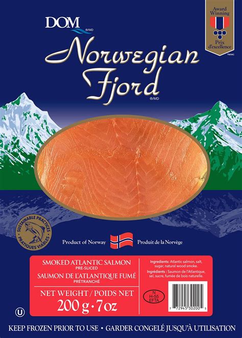 Dom Norwegian Fjord Smoked Atlantic Salmon Marina Market