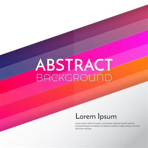 Abstract Background Design Template Stock Vector Illustration Of