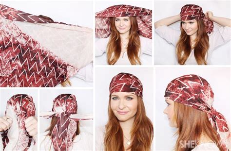 10 Different Ways To Tie A Scarf In Your Hair Bandana On Head Bandana Pirate