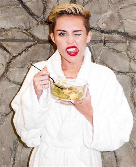 Miley Cyrus Prepares To Get Naked In New Video Wrecking Ball Photos