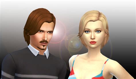 My Sims 4 Blog Mid Side And Medium Curly Hair Conversion For Males And