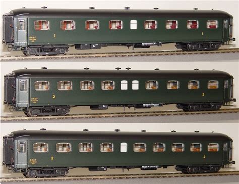 LS Models Set Of 3 Passenger Cars Type Rapide Nord EuroTrainHobby