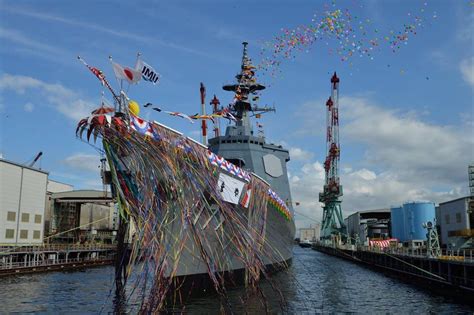 Asian Defence News Japan Launches First 27ddg Class Aegis Destroyer