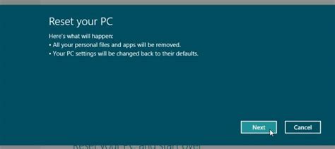 How To Reset Windows 8 Pc