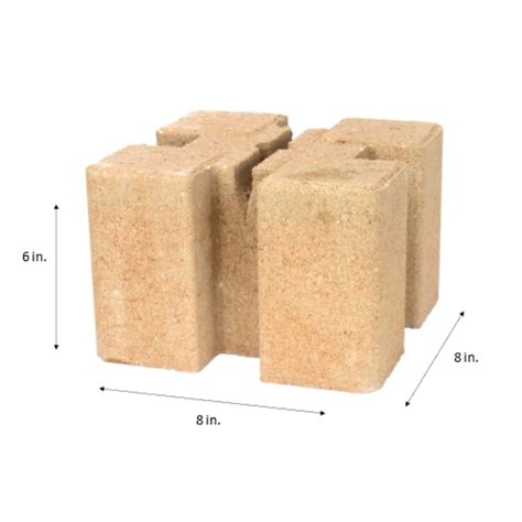 Oldcastle 8 In X 6 In X 8 In Tan Concrete Retaining Wall Block In The
