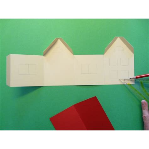 Haus basteln papier vorlage paper house template 5. Ein schönes kleines Haus basteln | Basteln mit Spaß