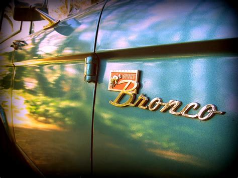 Items Similar To 1972 Classic Ford Bronco Logo Fine Photography Print