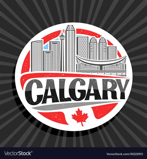 Logo For Calgary Royalty Free Vector Image Vectorstock