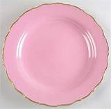Pink And Gold Plastic Plates Pictures