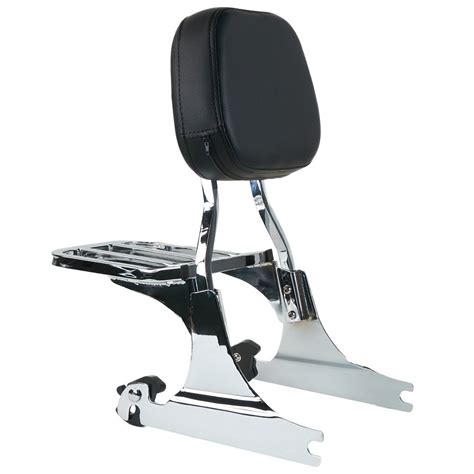 Dennis kirk carries more harley sportster sissy bar and backrest items than any other aftermarket motorcycle parts vendor anywhere, and we have them all at the lowest guaranteed prices. Sissy Bar Backrest with Luggage Rack for Harley Davidson ...