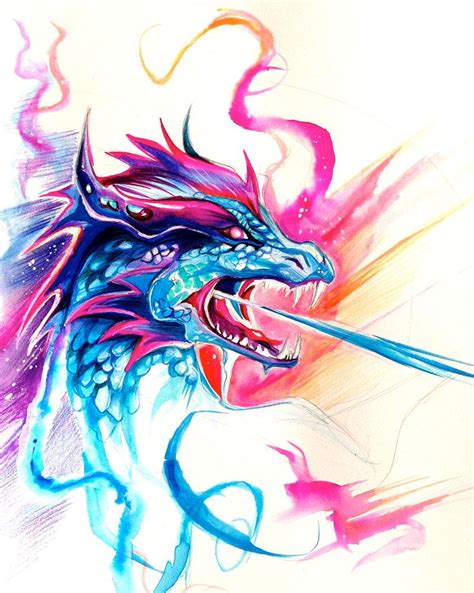Hacia Fuera Condado Velo Dibujos De Dragones A Color Influyente Avaro
