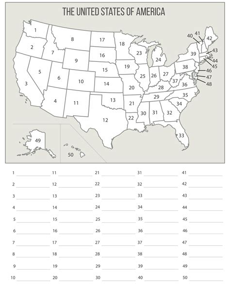 State Capitals Quiz Us State Map States And Capitals United States