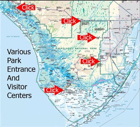 Map Of Florida Everglades National Park