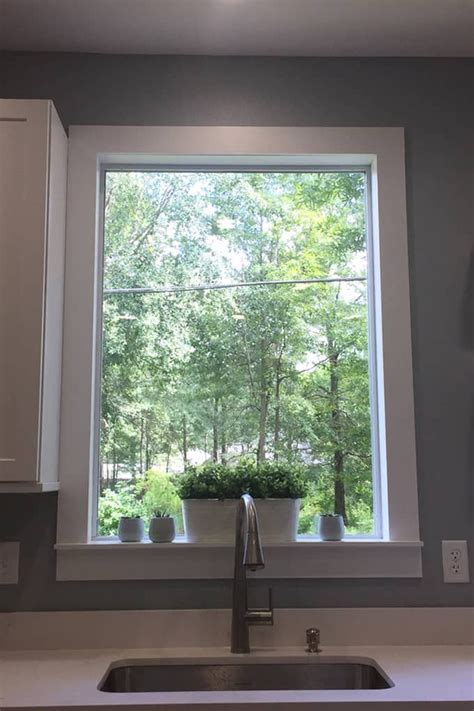 Modern Window Trim Farmhouse Window Trim Diy Window Trim Interior