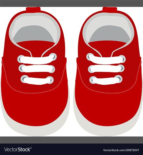 Baby Boy Shoes Vectorstock In 2024 Pictures Of Shoes Kids Shoes