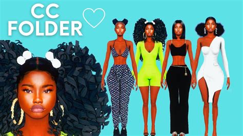 Best Black Girl Lookbook Cc Folder Sim Download Chanel Gucci Hair