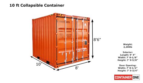 Buy 10 Ft Shipping Containers Container One