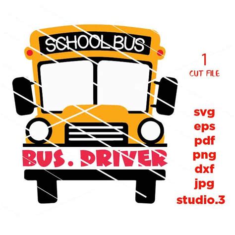 Buy School Bus Svg Bus Driver Svg School Bus Aide Svg Cut Files Online